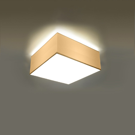 LED stropní svítidlo Plafond HORUS E27 Čtvercové svítidlo 25cm Bílé SOLLUX