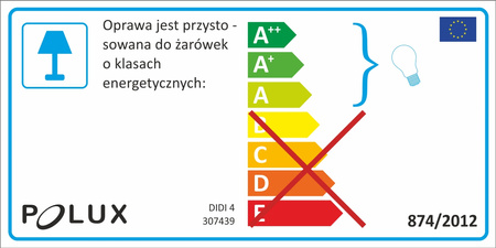 STROPNÍ SVÍTIDLO. DIDI MIX14011-2DEP 2xE14 DĚTSKÝ POKOJ GOLDLUX (Polux)