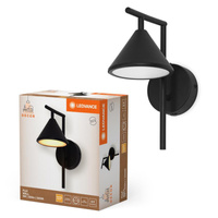 LED stropní nástěnné svítidlo pro povrchovou montáž 5W 180lm CCT Dekorativní černá Fuji Ledvance