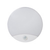 Plafond LED povrchová montáž 15W 1250lm 4000K neutrální IP44 kulatý bílý PIR senzor SANSO KANLUX