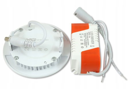 LED panelové stropní svítidlo 3W 245lm 4000K neutrální zapuštěné kulaté bílé Proma Masterled