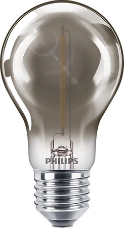 LED žárovka E27 A60 2.3W = 11W 100lm 1800K Teplá bílá vlákno kouřové PHILIPS