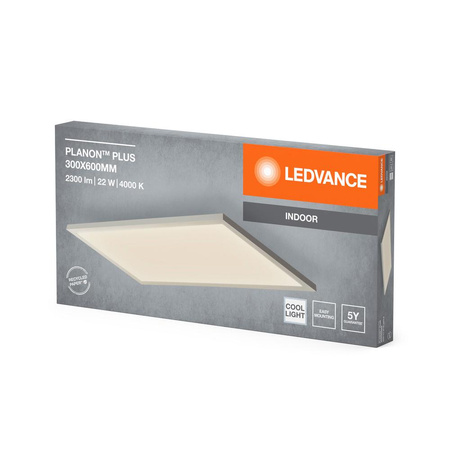 LED panelové stropní světlo 22W 1600lm 4000K neutrální bílá povrchová montáž bílá 60x30cm Planon™ Ledvance