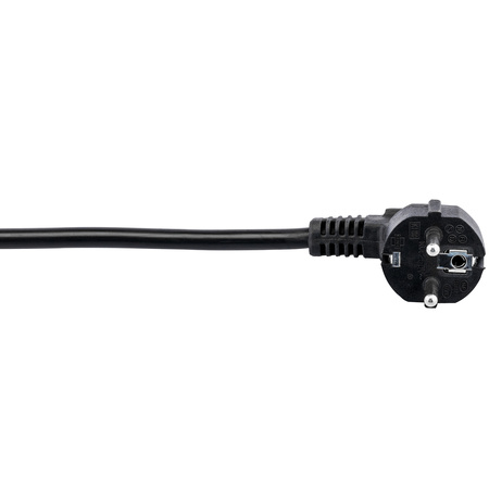 Napájecí prodlužovací kabel vidlice - zásuvka s uzemněním 3m 3x1.5mm 16A Černá ECOLIGHT