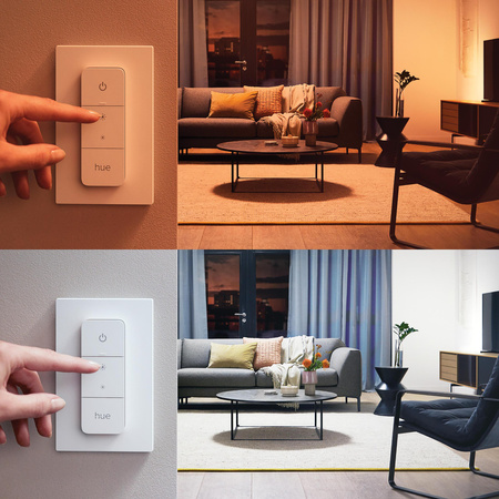 3PAK LED žárovka E27 A60 9W CCT RGB PHILIPS HUE White & COLOR Ambiance Bluetooth Zigbee + Hue Bridge + stmívač