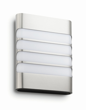 Zahradní lampa LED nástěnná lampa RACCOON myGarden 3W 2700K IP44 Silver PHILIPS