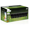 10x Žárovka LED GU10, 3W = 25W 270lm 4000K Neutrální bílá 120° Černá LUMILED