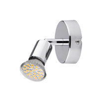 Nástěnné bodové svítidlo GU10 50W 250lm 3000K chrom Moderní Norton LED 6986 Rabalux