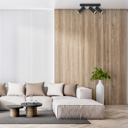 Nástěnné a stropní bodové svítidlo 3x GU10 Black Gold FADO Sanico Goldlux