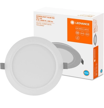 Zapuštěný LED panel 6W 6500K DOWNLIGHT Slim DN105 LEDVANCE kulatý