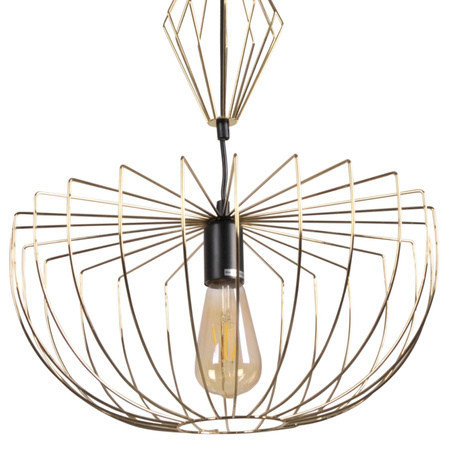 Závěsné stropní svítidlo Sanico Goldlux E27 Gold Jasmina