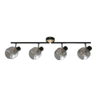 Bodové stropní svítidlo 4x E14 Brown Industrial Salazar 5400 Rabalux