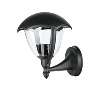 Elevační svítidlo zahradní lampy E27 nástěnné svítidlo průhledné černé stínidlo VT-730 V-TAC