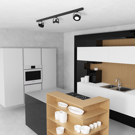 Sada osvětlovacích kolejnic 2m kolejnice + 4x kolejnicové světlo AR111 LEON GU10 Black