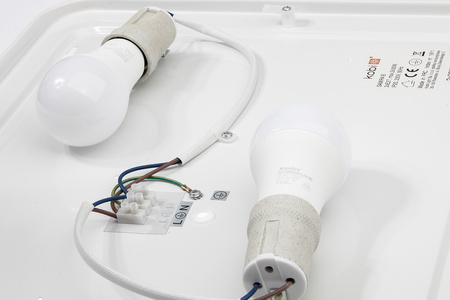 Plafond LED stropní svítidlo SAMIRA B 2x E27 41cm IP20 Black KOBI