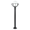 Venkovní stojící zahradní lampa POST Koule s košem 250 K 5002/1/KPO 250 E27 130cm Su-Ma