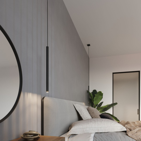 Stropní závěsné svítidlo PASTELO 5P 5xG9 černé Moderní SOLLUX