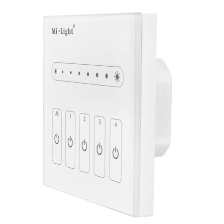 LED PANEL Mi-Light 4zónový nástěnný vestavný stmívač - L4