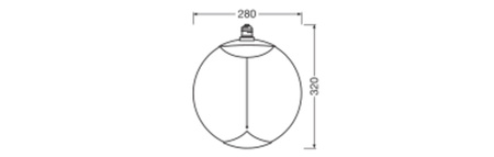 Vintage LED žárovka E27 12W = 35W 400lm 1800K teplá bílá 320° Smoke Dimmable Filament Vintage 1906 Osram