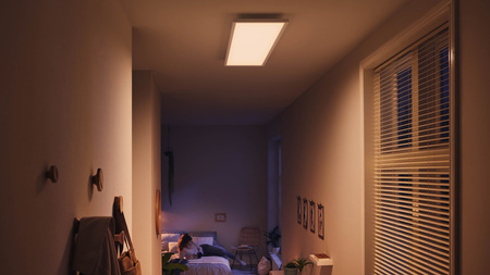 Panelové LED stropní svítidlo pro povrchovou montáž 120x30 cm 46,5W 3750lm IP20 White Ambiance TW White Smart SMART Zigbee Bluetooth Aurelle Philips HUE