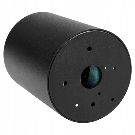 Halogenový reflektorový bodový reflektor GU10 s povrchovou montáží kulatý černý Masterled