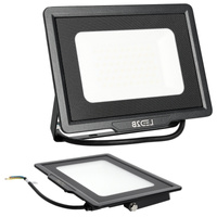 Venkovní LED reflektor Zahrada 100W 8500lm 4000K Neutrální 120° IP65 Černá MH Kobi