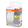 2x LED žárovka B37 Candle E14 4,9W = 40W 470lm 2700K Warm 200° BASE Osram