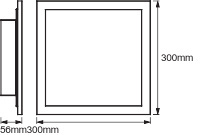LED panel 20W CCT SMART+ WIFI PLANON PLUS 300X300 LEDVANCE
