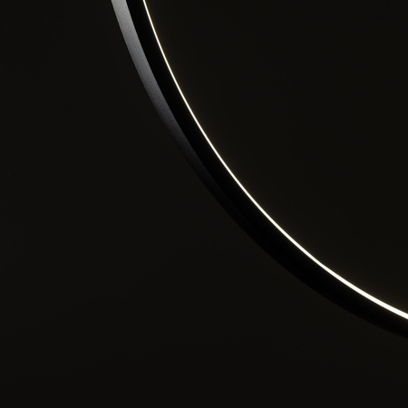 LED závěsné stropní svítidlo 21W 660lm 3000K teplá černá moderní CIRCOLO LED M 10811 Nowodvorski