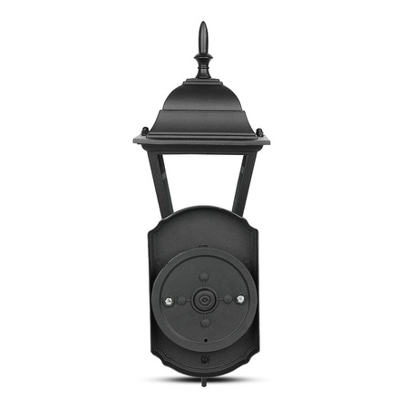 Zahradní lampa E27 Nástěnná lampa Small Matte Black VT-760 V-TAC