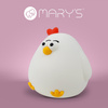 Dětské noční světlo LED 2,5W 3000K Warm USB dobíjecí 800mAh bílé MARY'S CURE