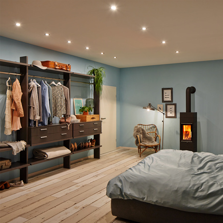 LED halogenová žárovka GU10 4W = 50W 345lm 4000K neutrální bílá reflektor TOSHIBA