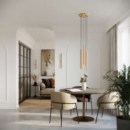 Nástěnné svítidlo PASTELO 2 2xG9 zlaté Moderní SOLLUX