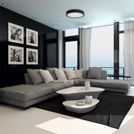 Dekorativní stropní svítidlo Plafond LED pro povrchovou montáž E27 kulaté bílé Jasmin Kanlux