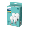 4x LED žárovka E27 A60 8W = 60W 806lm 2700K Teplá bílá PHILIPS