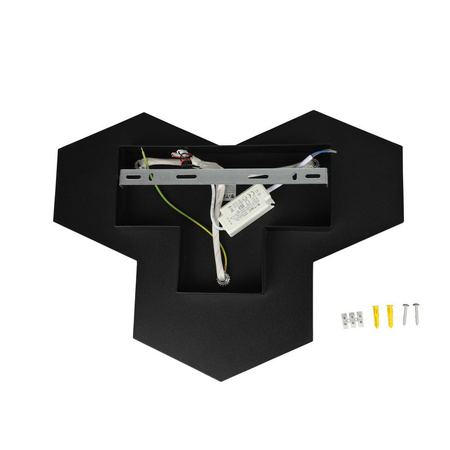 LED nástěnné svítidlo 9W 4000K IP20 Black VT-709 V-TAC