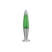 Stolní noční lampa E14 Green Lava Classic Glitter 4113 Rabalux