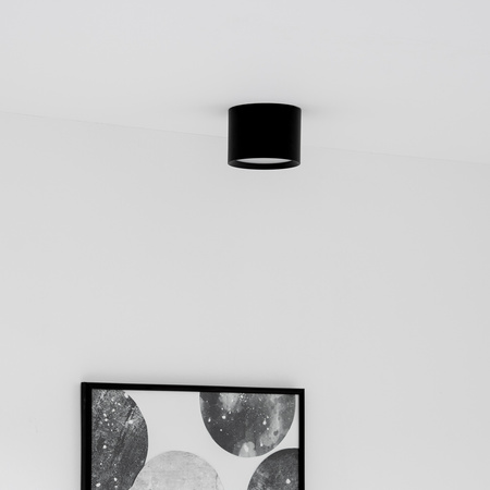 Povrchové svítidlo HALOGEN SUNLA Tuba Gx53 LED Spot Nástěnné svítidlo Stropní válec Černá LUMILED