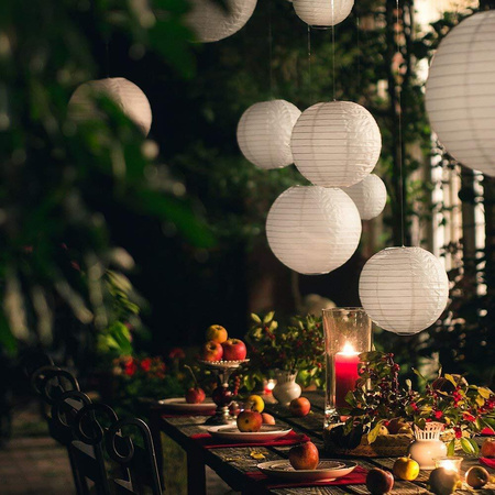 Solární LED venkovní lampa, Lampion Origami 30 cm FELISI LUMILED