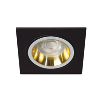 Halogenové bodové svítidlo LED GU5.3 GU10 Square Gold Black Feline Kanlux Flush Mount