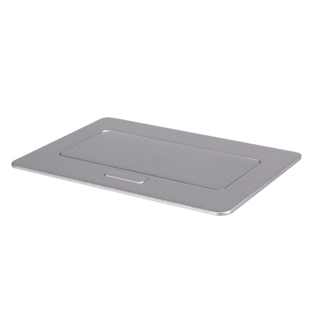 Stolní box BIURO+ 12,3x17 cm stříbrný KANLUX