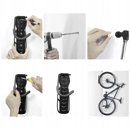 Hák na zavěšení na kolo na stěnu Silný ISO TRADE