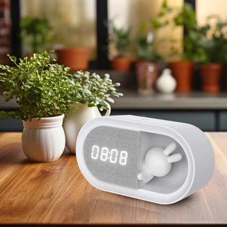 Dekorativní LED svítidlo 1,2 W 55 lm 3000K teplá bílá šedá stmívatelné Bunny Sanico Goldlux