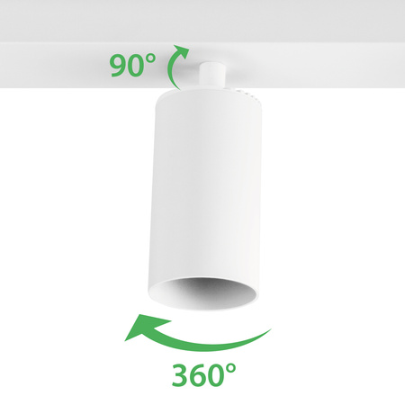 Stropní svítidlo Plafond SPOT TUBA Reflektor Halogenové svítidlo 4x GU10 TABULA LUMILED