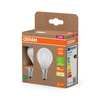 2x LED žárovka P45 Ball E14 2,2W = 40W 470lm 2700K Warm 330° 214lm/W CLASSIC ENERGY EFFICIENCY Osram