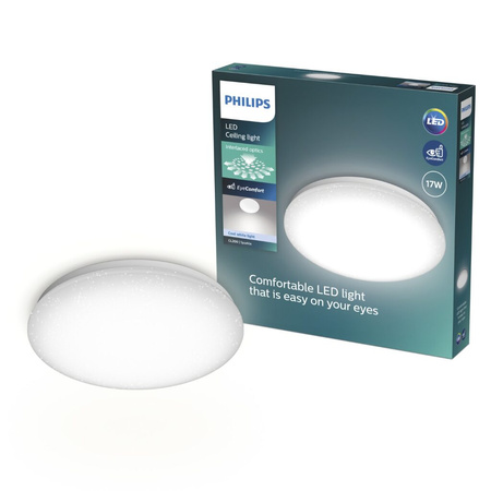 Stropní svítidlo LED Plafond 17W 1900lm 4000K Neutral Star Effect Moire CL200 Philips