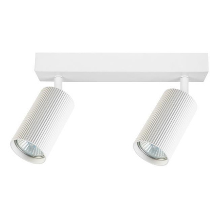 Bodové stropní svítidlo Tuba Reflektor Halogenové svítidlo 2x GU10 Moving White Lucerno Masterled