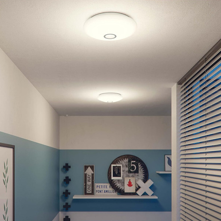 Plafond LED povrchová montáž MAUVE 6W 4000K 25cm kulatý se senzorem pohybu PHILIPS