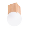 Zapuštěné stropní svítidlo G9 Natural Wood White Solis Peach Puff SL.1407 Sollux