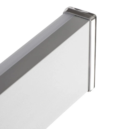 Nástěnné koupelnové LED svítidlo nad zrcadlo 15W 1340lm 4000K Neutrální Obdélníkové Chrom IP44 Asten Kanlux